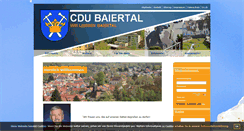 Desktop Screenshot of cdu-baiertal.de